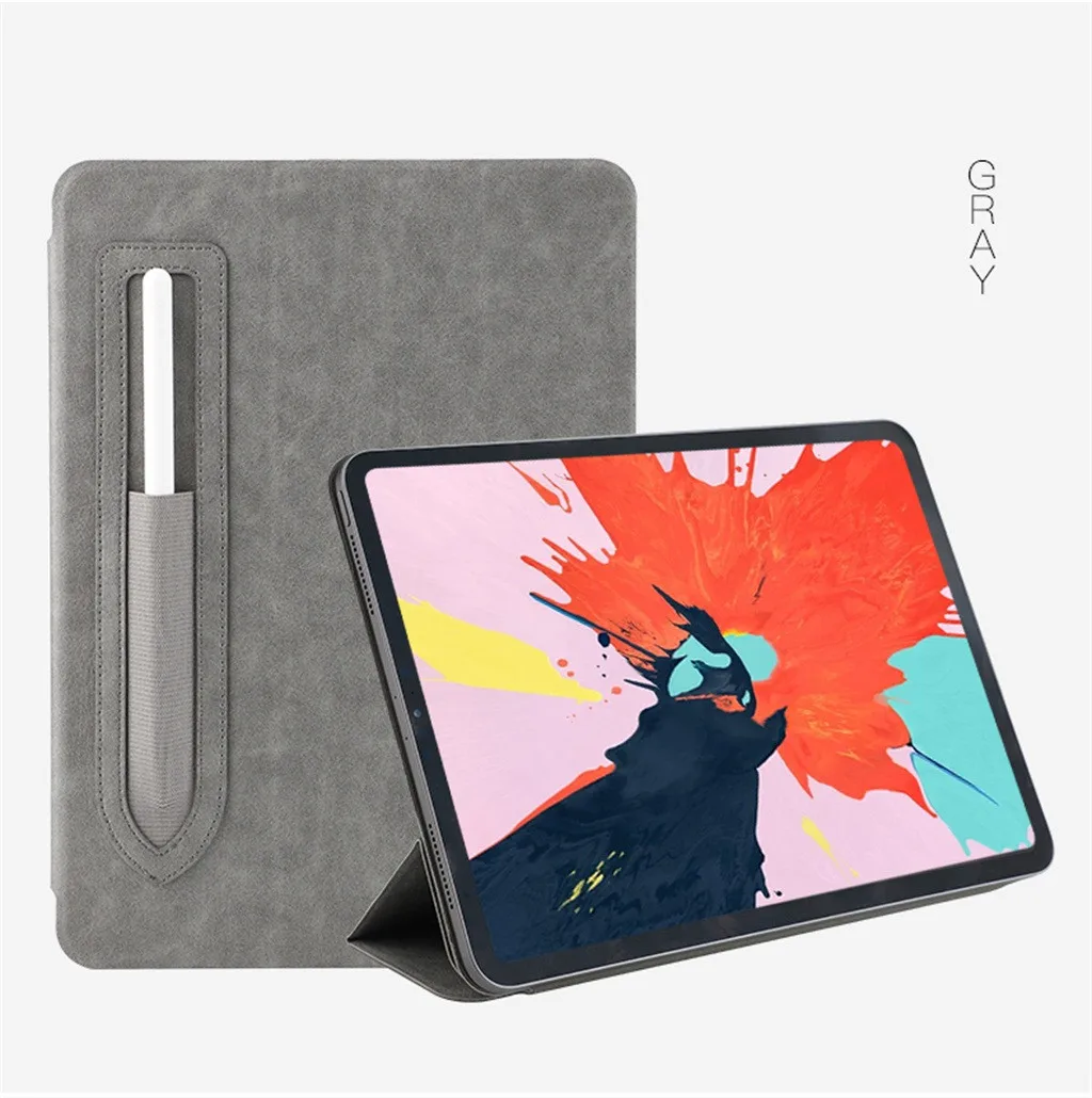 Чехол для Ipad Pro, 11 дюймов, Тонкий Магнитный чехол для ручки, Автоматический Режим сна/пробуждения, компактный, легко носить с собой и обрабатывать, элегантный, нескользящий