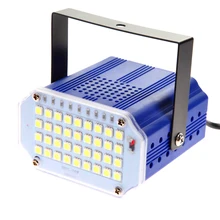 New mini high quality 48/36 led chip sound control led Stage,5050 led par effect Flash disco dj lights 9W AC85-265V spotlights