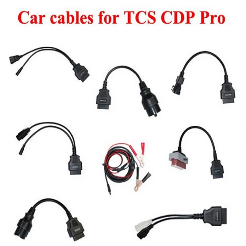 

8PCS/SET Shipping Car Cables FOR TCS,AUT0C0M CDP,CDP Plus, Diagnostic Interface connector DS150E OBD2 scan car cable connector