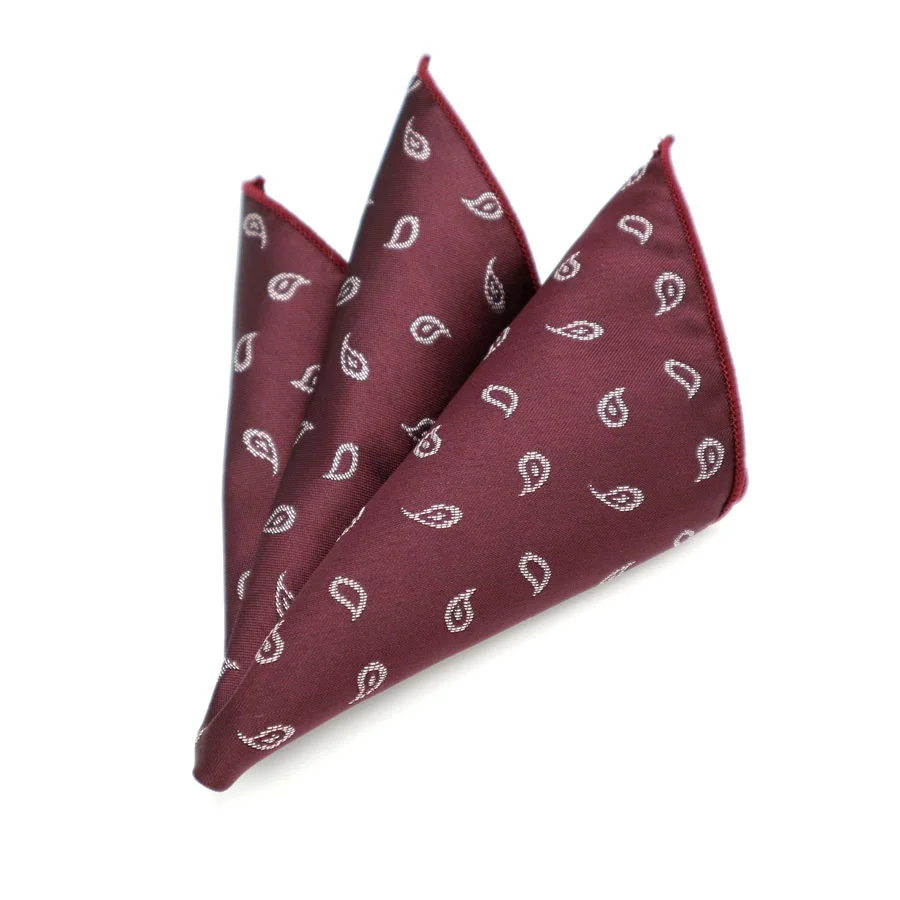 15 узоров мужской шелковый платок в полоску Paisly Dots свернутый Окантованный карман квадратный 22 см Свадебная деловая Вечеринка полотенце для сундуков Hanky