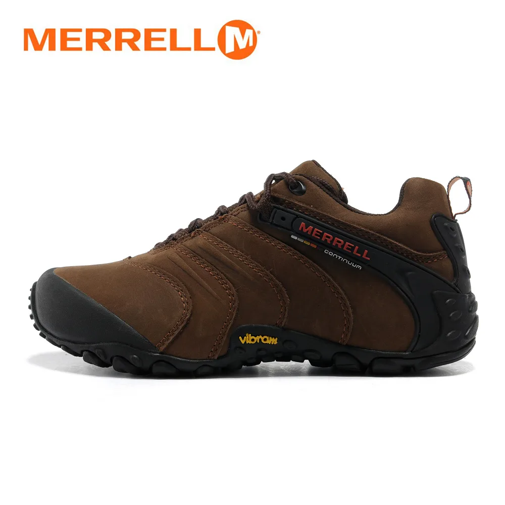 

Merrell Original Professional Outdoor Men Nubuck Genuine Leather Hiking Shoes for Cross-country Mountaineer Climbing Sneakers