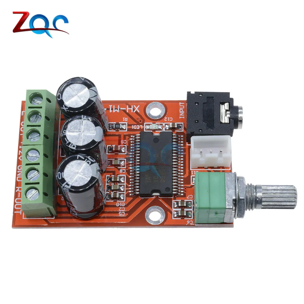 YDA138-E цифровой аудио усилитель доска 12 Вт* 2 стерео двухканальный аудио усилители DIY звуковая система Динамик домашний кинотеатр XH-M145