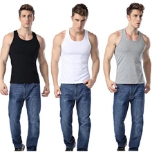 3 шт./лот майка мужская o-образным вырезом однотонная Бодибилдинг нательная футболка для фитнеса Азиатский размер