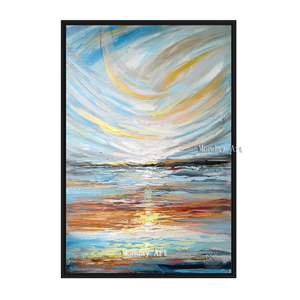 100-Hand-painted-Colorful-scenery-Art-Oil-Painting-On-Canvas-Wall-Art-Wall-Adornment-pictures-Painting (3)