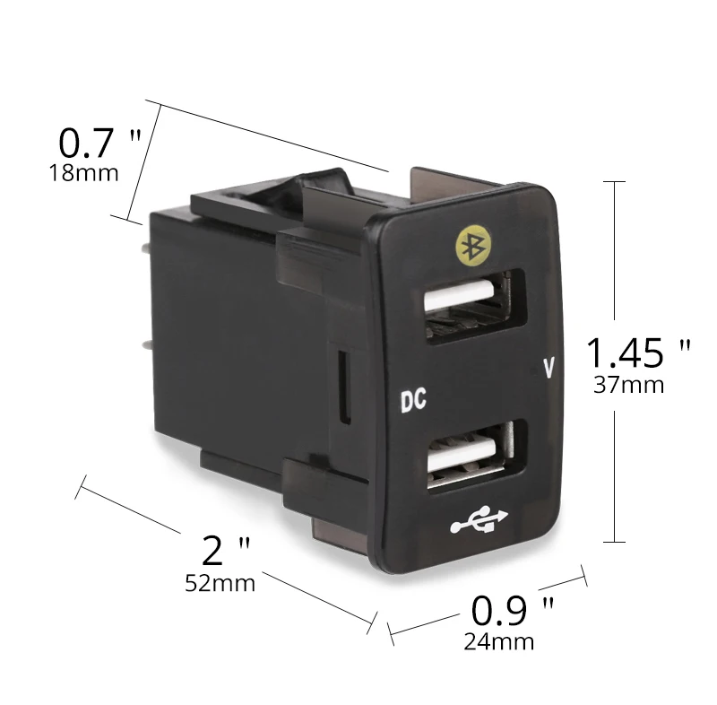 С местоположением парковки 4.2A двойной USB Автомобильное зарядное устройство для Honda мобильный телефон вольт метр автомобильное зарядное устройство разъем gps трекер локатор