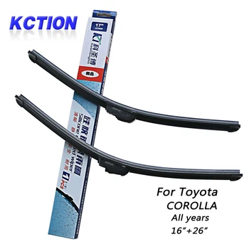 

Car Windshield Wiper Blade For Toyota COROLLA , 16"+26", silicone wiper, Bracketless, Car Accessories