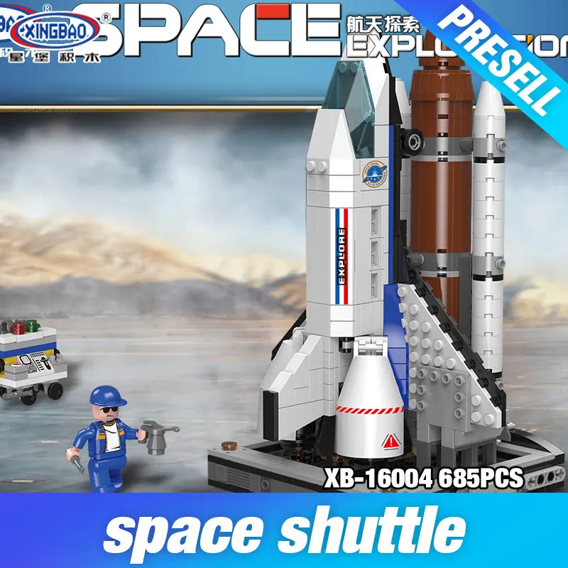 

XINGBAO 16004 Space Exploration Toys for Children Space Shuttle Set DIY Model Building Blocks Bricks Christmas Birthday Gifts