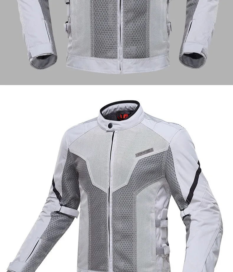 DUHAN Летняя мужская мотоциклетная гоночная куртка пальто дышащая сетчатая ткань для мотокросса внедорожная мотоциклетная уличная гоночная одежда