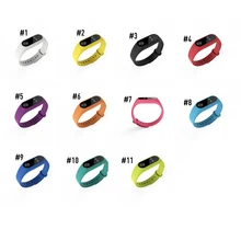 Pulseira colorida Para Xiao mi mi banda 2 Silicone Wrist Strap Belt para Banda 2 Pulseira Inteligente para Xiao mi mi Banda 2 Acessórios