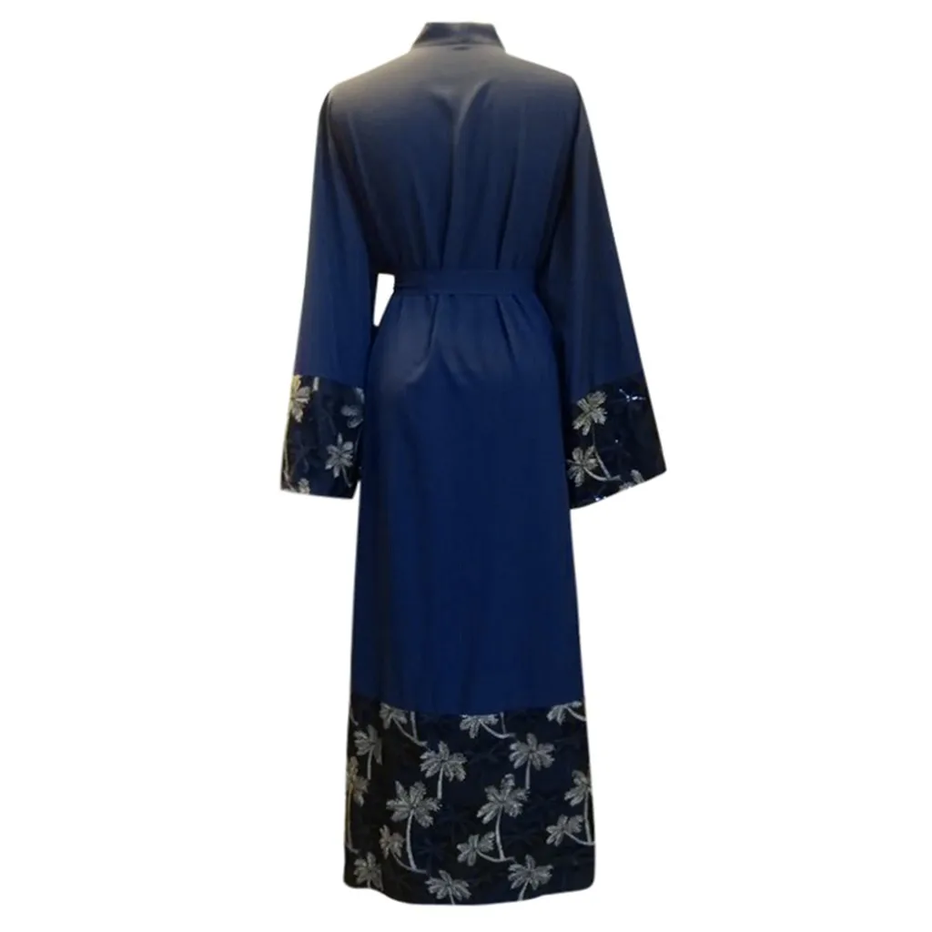 Женское платье 2019 Abaya Дубай Женский кафтан облегающий кружевной длинный хиджаб