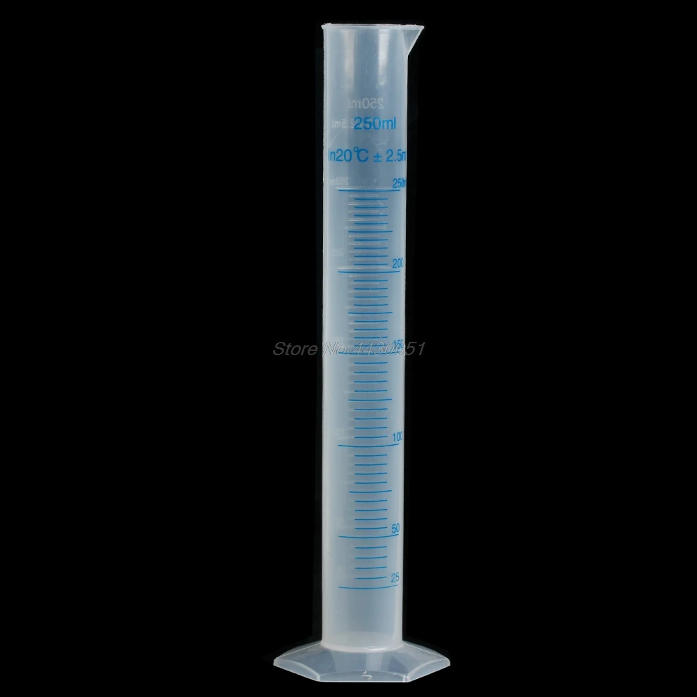 10 мл/25 мл/50 мл/100 мл/250 мл/500 мл измерительный цилиндр лабораторный тест градуированная пробная жидкость пробная трубка банка инструмент