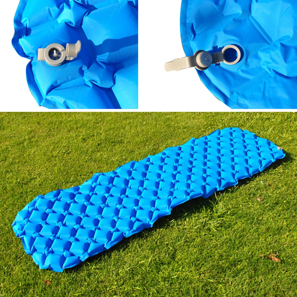 

Waterproof Single-person Outdoor Sleeping Mat Air Mattress Portable Ultralight Inflatable Bed