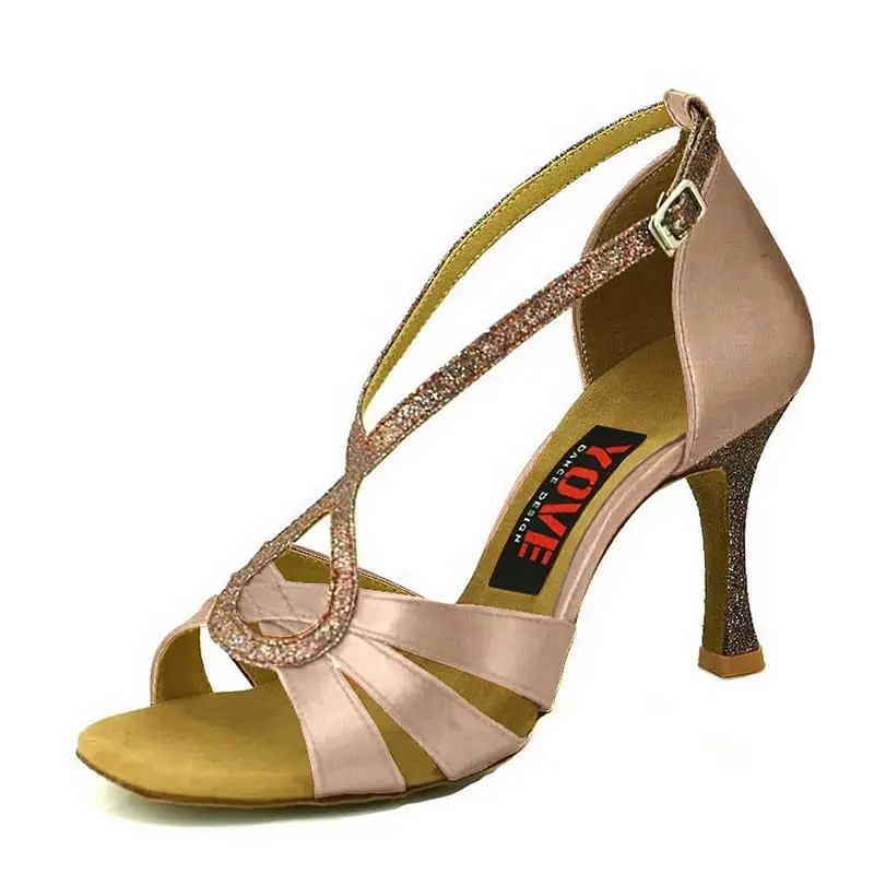 YOVE Style w153 19 Dance shoes Bachata/Salsa Indoor and Outdoor Women's Dance Shoessalsa dance
