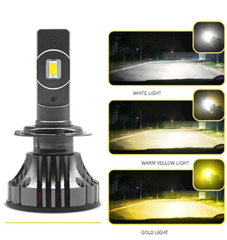 

2Pcs h7 car led headlight bulbs 55W 6500ML Car H11/h8 h1 h3 9005/hb3 9006/hb4 6000K 3000K 4500K 12V 24V Conversion Kit auto lamp