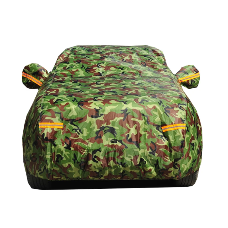 Carnong car cover oxford camouflage for hatchback sedan suv car summer winter outdoor indoor protector one-layer auto car-covers