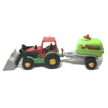 

AVC-Tractor with dustpan and trailer
