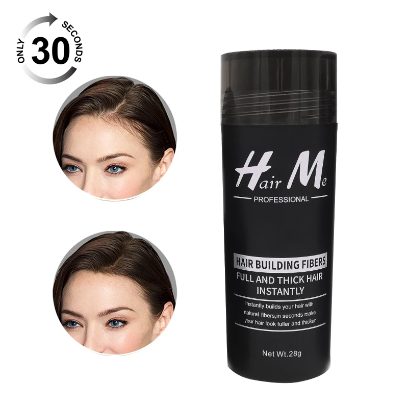 Hair Me волосы строительные волокна порошок для фиксации с волокон волос 12 цветов хлопок натуральные волокна