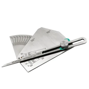 

Stainless Steel Welding Gauge Inspection Ulnar Test Ruler Welder Inspection Gauge Measuring Tool