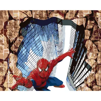 

3D superman star Painting by number new arrival paint picture By Numbers kits Coloring Unique Gift room decor Home office Decor
