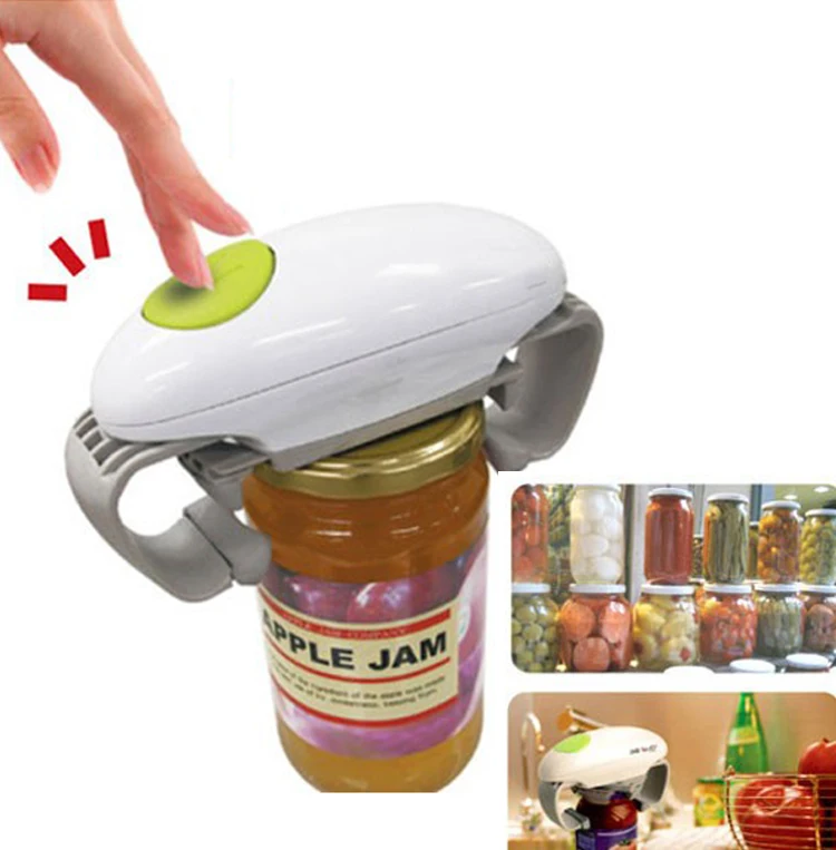 Koop One Touch Jar Kan Flesopener Automatische Elektrische Handsfree Bediening Keuken Gereedschap Gadgets Thuis Essenti euml;le Helper