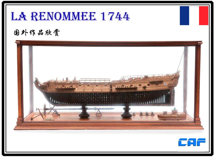 ZHL La Renommee 1744 Part1-4 масштаб 1/48 1230 мм модель Admiralty деревянная модель комплект корабля