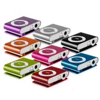 

MP3 Player 1-8GB Support 32gb micro sd tf card Mini Clip Metal USB MP3 Music Media Player Elegant music sound quality c0605