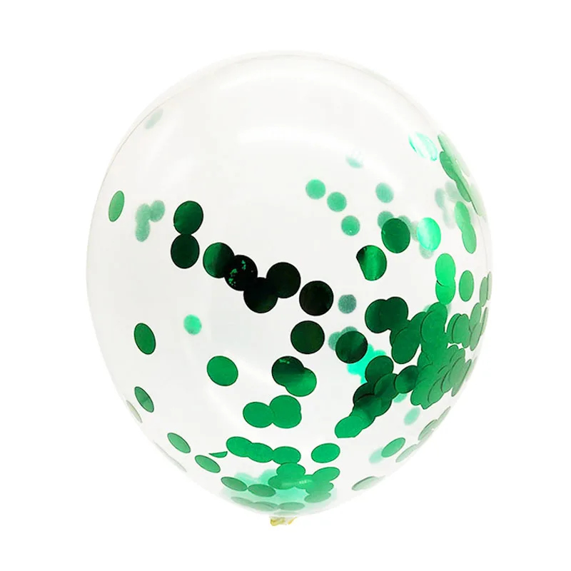 green balloons
