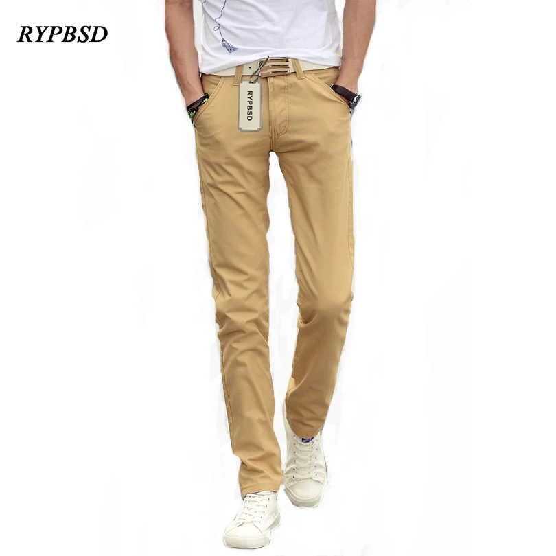 2019 Men Casual Pants Spring Summer High Quality Cotton