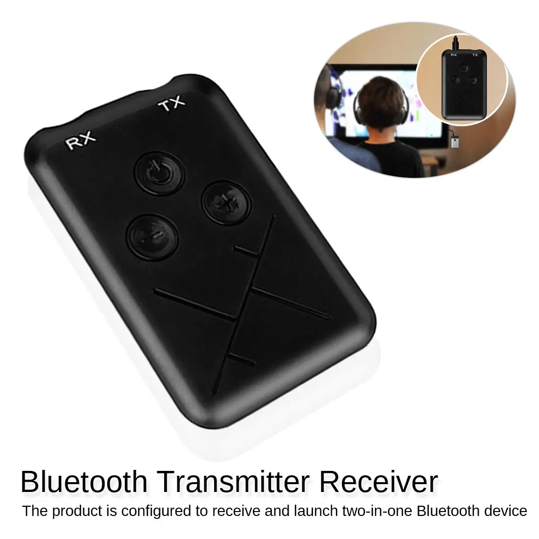 

Audio Adapter 3.5mm Music USB Adapter 2in1 Bluetooth 4.2 Transmitter and Receiver Stereo emetteur bluetooth Transmitter