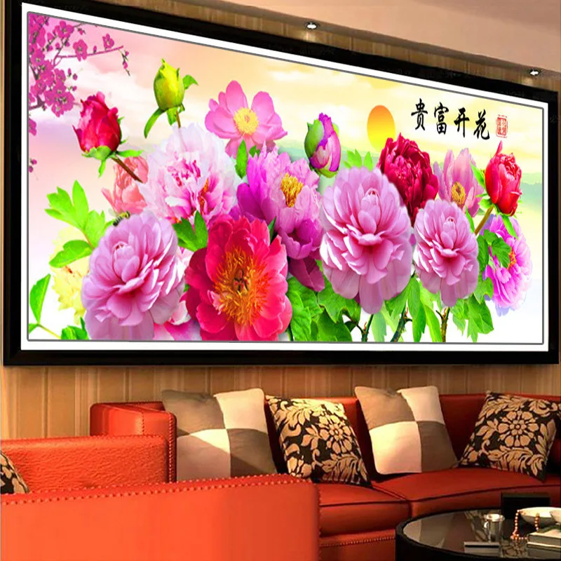 

5D DIY Diamond Embroidery, Diamond Painting, Flowers, Modern Diamond Mosaic, Full Sticker Cross Stitch Kit, Home Decoration