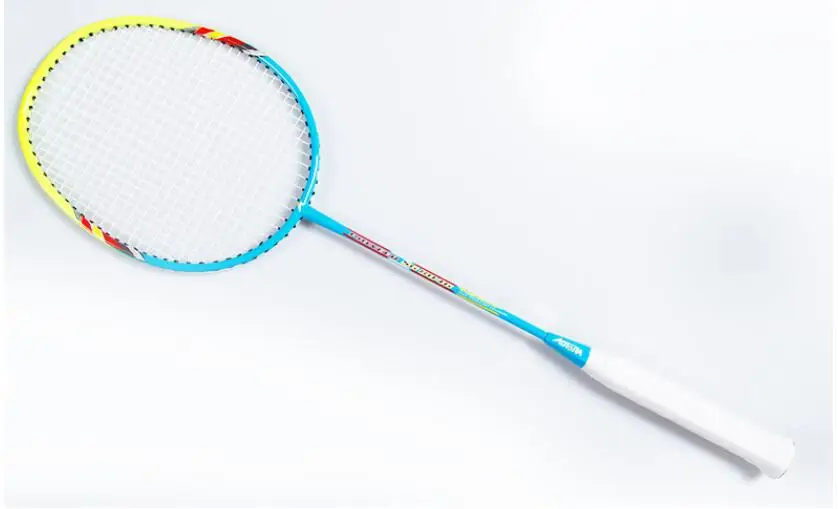 

Professional Badminton Racket Double-racket Carbon Aluminum and Fiber Offensive Badminton Racket free shipping