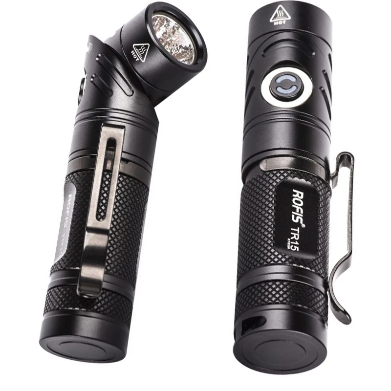 

Rofis TR15 CREE XP-L HI V3 LED 700 lumens Adjustable-head flashlight, multi-functional usage flashlight