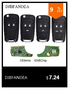 Djbfandea 315/433 Мгц дистанционный ключ для Chevy 2010 2011 2012 2013 равноденствие Sonic зубная щётка Тракс GMC местности с дистанционным управлением запуска