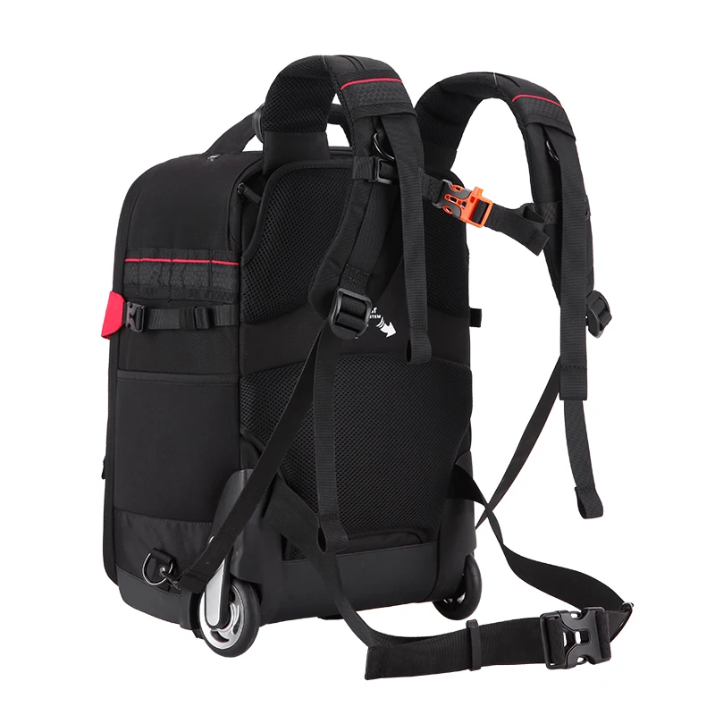 Shoulder Travel Bags Photography Backpack Camera Bag Suitcase on Wheels Men Cabin Trolley luggage