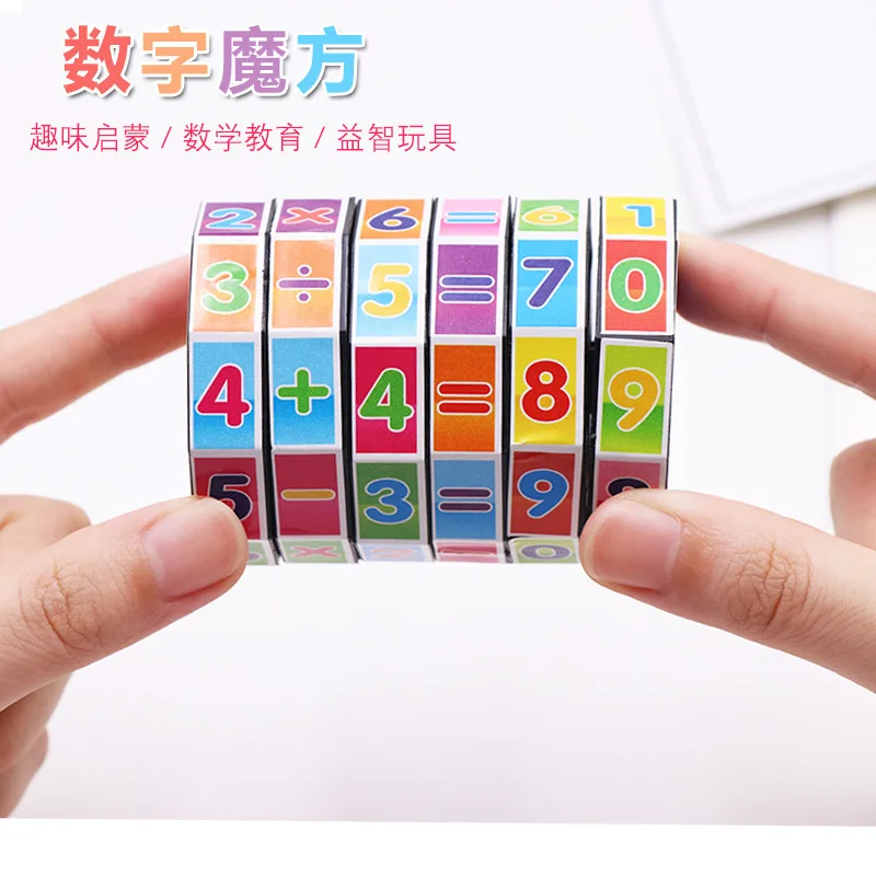

Plastic Digital Magico Cube Kids Cylinder Math Addition Subtraction Calculation Training Toy for Children Early Education Toys
