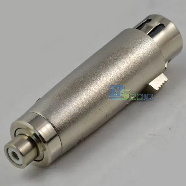 Высокое качество Новый XLR гнездовой разъем к RCA моно Женский 3Pin 3P Mic/Amp адаптер