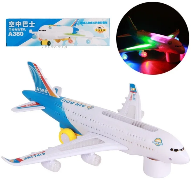 A380 Airbus Toys Airplane musical lights Toy Vehicles large electric