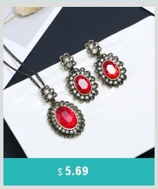 Винтажные Стразы наборы ожерелий для невесты серьги для женщин комплект ювелирных изделий богемные кольца Свадебные турецкие нигерийские красные ювелирные изделия