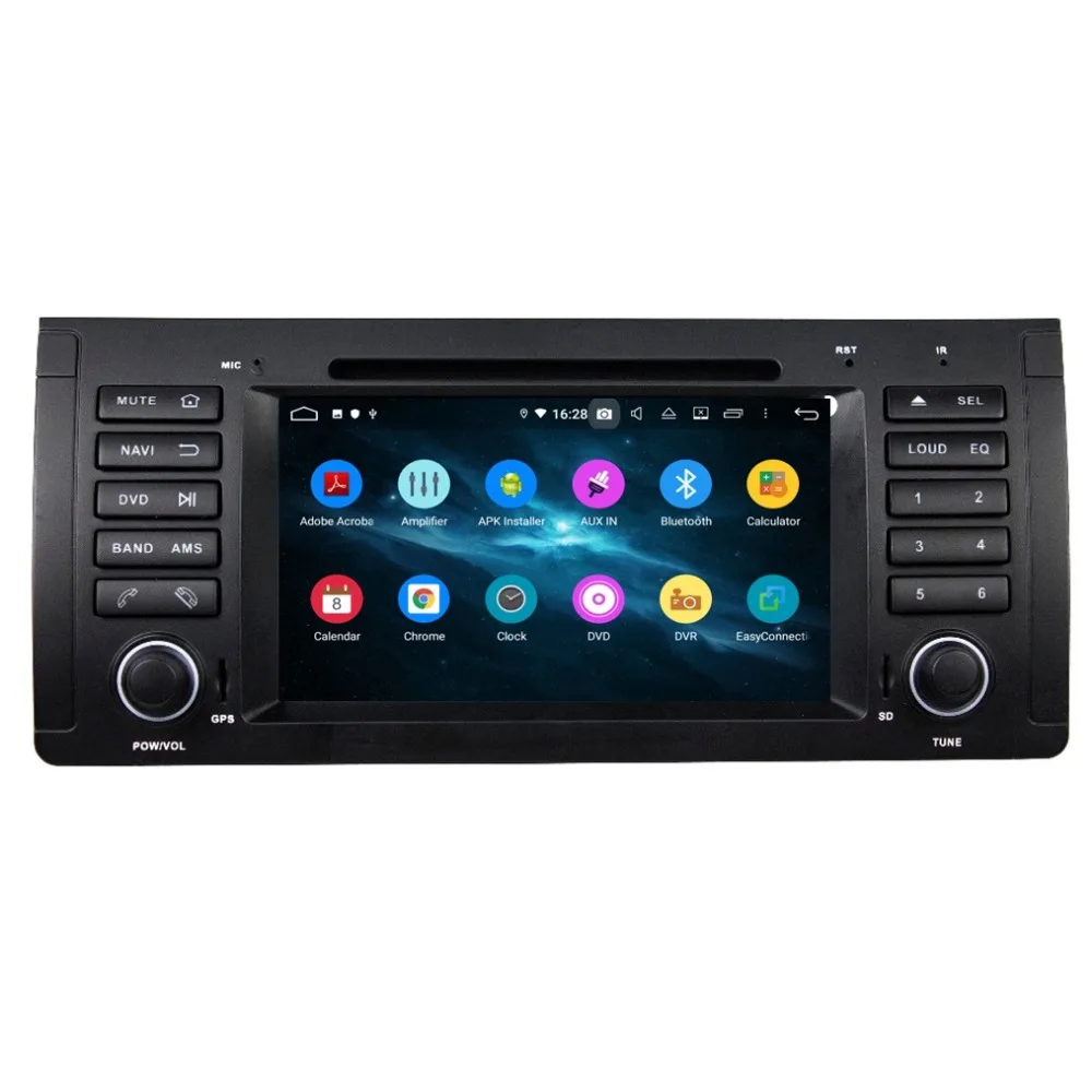 Excellent DSP 4GB RAM 8-Core 1 din 7" Android 9.0 Car Radio dvd Player for BMW M5 E39 X5 E53 With GPS Bluetooth 4.2 WIFI USB Mirror link 4