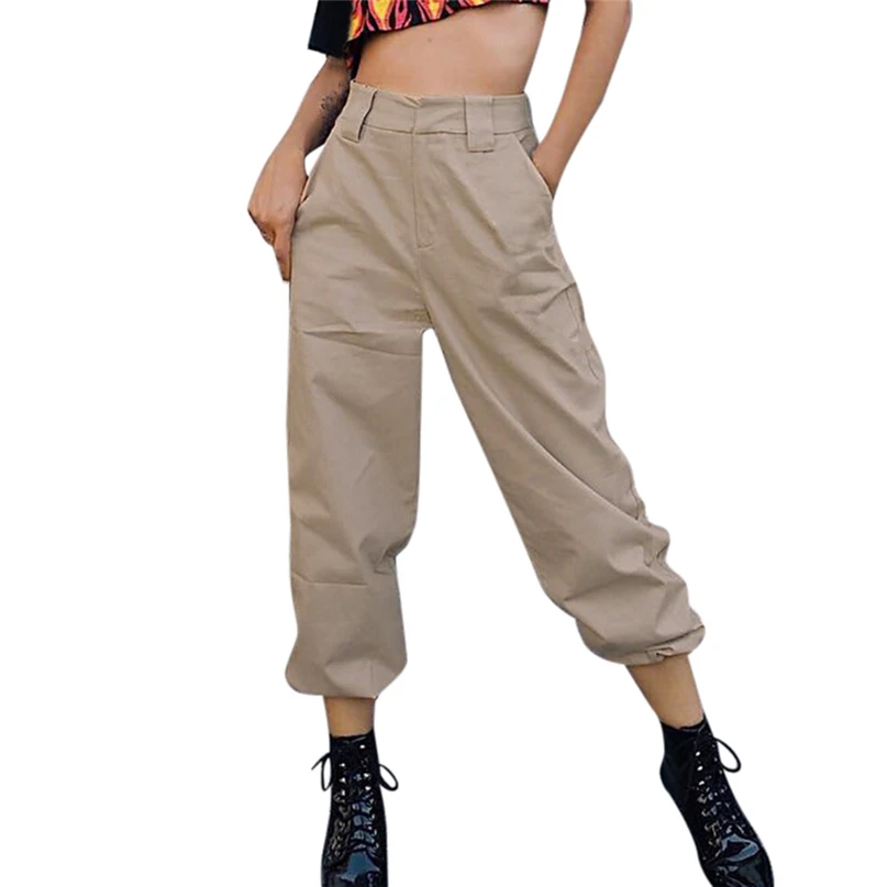 Womens Fashion Sportswear Long Pants Casual Harem Baggy Hip Hop Dance Jogging Sweat Pants Slacks Trousers Running Pants #4NV29 (14)