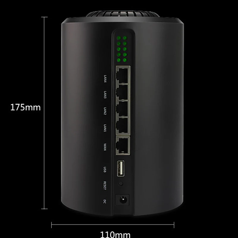 Через настенный роутер Wi-Fi беспроводная точка доступа с usb-портом 1200 Мбит/с сильный WiFi сигнал 2,4 г/5 ГГц WiFi удлинитель большой дальности