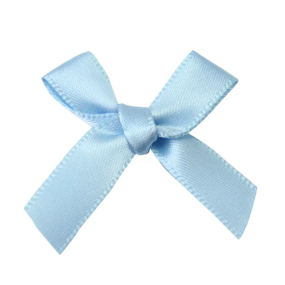 

100pcs DIY Handmade Small Polyester Satin Ribbon Bow Appliques Sewing Craft Kids Girls Headwear Hair Flowers Bows Bowknot