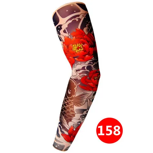 19 видов стилей тату-рукав для мужчин и женщин для спорта на открытом воздухе для рук с защитой от ультрафиолета рукава эластичные дышащие с принтом Тотем аксессуары для рук - Цвет: TS-158