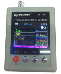 SF-103 интерфон частотомер SF103 аналоговый/DMR цифровой интерфон Частотный считыватель частотомер глупой звук измерения