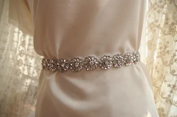 

crystal sash trim, superb quality glass rhinestone belt for bridal sash, 5 yards