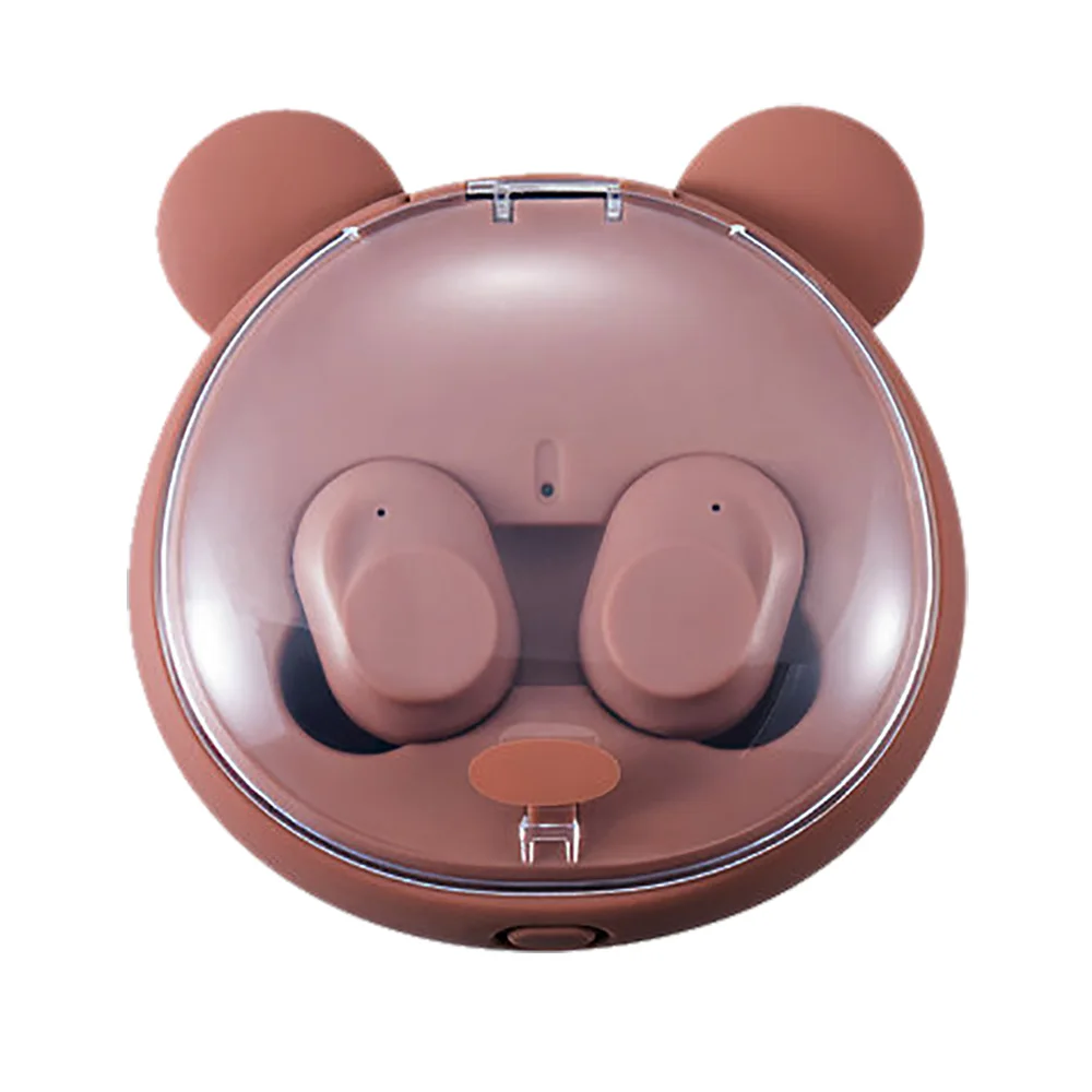 

Cartoon Wireless TWS Earbuds Twins Earphones Blutooth 4.2 Headsets with Charge Box and Mic Noise Canceling Earphones