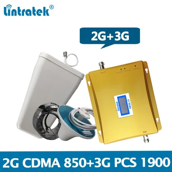 

Lintratek Dual Band Signal Repeater 2G 3G 850/1900 Signal Booster CDMA 850 PCS 1900 Repeater 3G 2G Full Set Amplifier #8