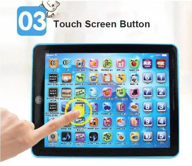 Mini Ipad Táctil En Inglés Para Niños