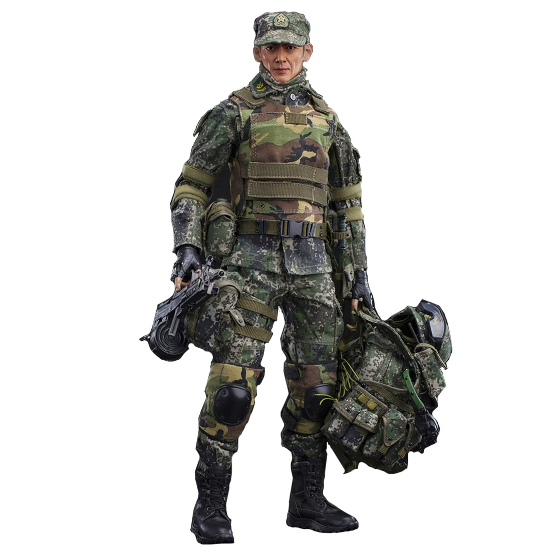 Best Flagset 1/6 Chinese Army Machine Fighter Soldier Model Action Figure Model Toys Hobbies For Kids Adults New Arrivel 20
