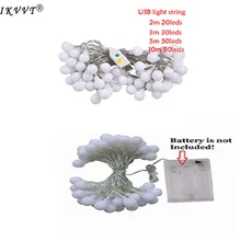USB powered battery powered 1-10m fairy flower ball LED string Christmas holiday wedding party university dormitory decoration USB powered battery powered 1-10m fairy flower ball LED string Christmas holiday wedding party university dormitory decoration